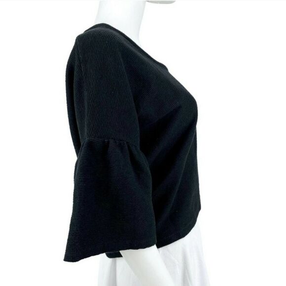 Madewell Texture & Thread Gathered-Sleeve Top sz Sm - Picture 2 of 14